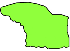 Mapa del municipio de Caridad, Valle